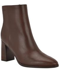 Calvin Klein - Dezzi High Block Heel Booties - Lyst