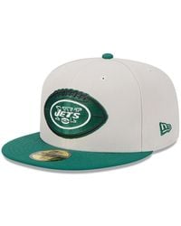 KTZ - Stone/green New York Jets 2024 Sideline Historic 59fifty Fitted Hat - Lyst
