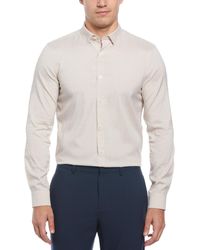 Perry Ellis - Slim-fit Stretch Glen Plaid Button-down Shirt - Lyst
