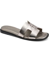 DKNY - Columba Slide Flat Sandals - Lyst
