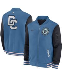Nike - Washington Nationals 2025 City Connect Authentic Collection Full-zip Dugout Bomber Jacket - Lyst