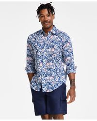 Club Room - Terra Regular-fit Floral-print Button-down Shirt - Lyst