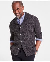 Club Room - Chunky Shawl Collar Cardigan Sweater - Lyst