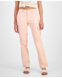 Guess - Sexy Straight Mid-rise Cargo Pants - Lyst
