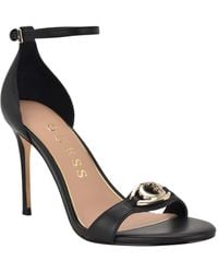 Guess - Kabrina G Logo Ankle Strap Stiletto Sandals - Lyst