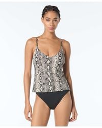 Michael Kors - Michael V-neck Tankini Top - Lyst