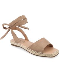 Journee Collection - Emelie Espadrille Flat Sandals - Lyst