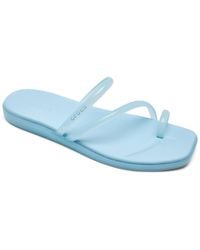 Crocs™ - Miami Jelly Square-toe Toe Loop Sandals From Finish Line - Lyst