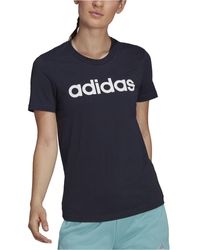 Blue adidas T-shirts for Women | Lyst