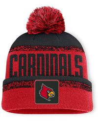 Fanatics - Red/black Louisville Cardinals Thrive Cuffed Knit - Lyst