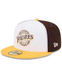 KTZ - Brown/gold San Diego Padres 2025 Mlb Clubhouse 59fifty Fitted Hat - Lyst