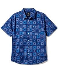 Quiksilver - Freedom Classic Stretch Short Sleeve Shirt - Lyst