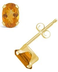 Macy's - Gemstone Stud Earrings - Lyst