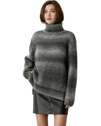 Crescent - Ariana Multi Colored Wool-blend Turtleneck Sweater - Lyst