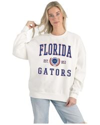 Gameday Couture - Florida Gators Premium Fleece Drop Shoulder Oversized Pullover Sweatshirt - Lyst