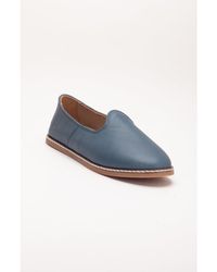 Epilogue Shoes - Dalya Leather Slip On Flats () - Lyst