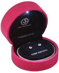 Giani Bernini 2-pc. Set Cubic Zirconia Tennis Bracelet & Stud Earrings In Sterling Silver, Created For Macy's - Metallic