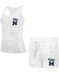 Concepts Sport - Michigan Wolverines Quartz Tank Top Shorts Set - Lyst