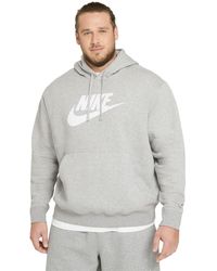 Nike - Sportswear Club Fleece Graphic Pullover Hoodie - Lyst