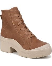 Dr. Scholls - Time Off Up Lace Up Platfform Boots - Lyst