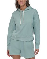 DKNY - Sport Cotton Embroidered Logo Pullover Hoodie - Lyst