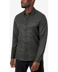 Kenneth Cole - Printed Collared Button-down Shirt - Lyst