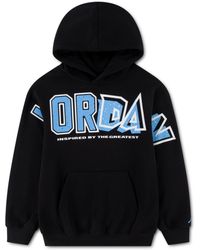 Nike - Boys 8-20 Wordmark Logo Graphic Print Hoodie - Lyst