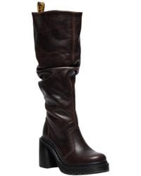 Dr. Martens - Kasey Kinsley Leather Knee High Heeled Boots - Lyst