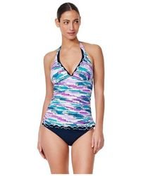 Gottex - Canva Tricolore Halter Tankini Top - Lyst