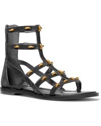 Michael Kors - Noa Gladiator Open Toe Flat Sandals - Lyst