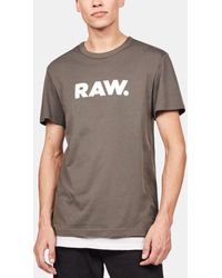 G-Star RAW - Holorn Raw Graphic Logo Crewneck T-shirt - Lyst