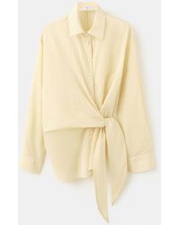 Mango - Stripped Knot Shirt - Lyst
