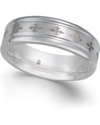 Macy's Cross-design Cobalt Ring - Blue