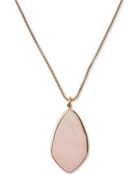 Lucky Brand - Colored Stone Pendant Necklace - Lyst