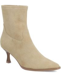 MIA - Aletta Pointed Toe Kitten Heel Dress Booties - Lyst
