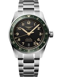 Longines - Swiss Automatic Spirit Zulu Time Stainless Steel Bracelet Watch 39mm - Lyst