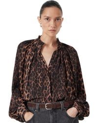 Hush - Fleur Floaty Chiffon Blouse - Lyst