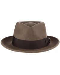Scala - Felt Fedora Hat - Lyst