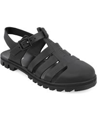 MIA - Jelly Fisherman Round Toe Sandals - Lyst