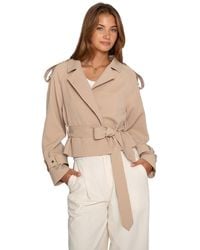Belle & Bloom - Fast Car Cropped Trench - Lyst