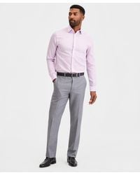 slim fit dress slacks Michael Kors Men's 100% Cotton Flat Front Straight Fit Chino Pants  The  Suit Depot