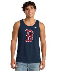 Starter - Boston Red Sox Sleeveless Screen Print Graphics Tank Top - Lyst
