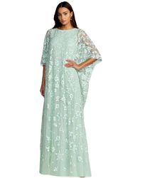 Mac Duggal - Floral Embellished Caftan Gown - Lyst