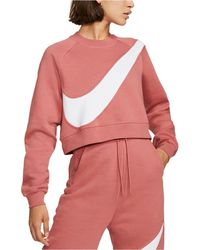 sportswear rally logo fleece sweatshirt
