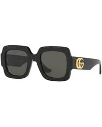 Gucci - Gg1547S Linea Gg Logo Sunglasses - Lyst