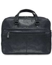 Mancini - Buffalo Collection Expandable Double Compartment Laptop/ Tablet Briefcase - Lyst
