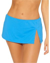 macys swim skirts
