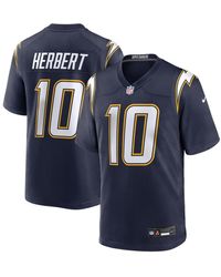 Nike - Justin Herbert Los Angeles Chargers Alternate Super Chargers Game Player Jersey - Lyst