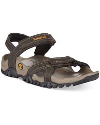 Timberland Leather sandals for Men - Up to 20% off at Lyst.com
