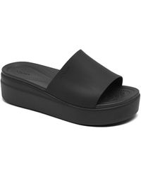 Crocs™ - Brooklyn Slide Sandals From Finish Line - Lyst